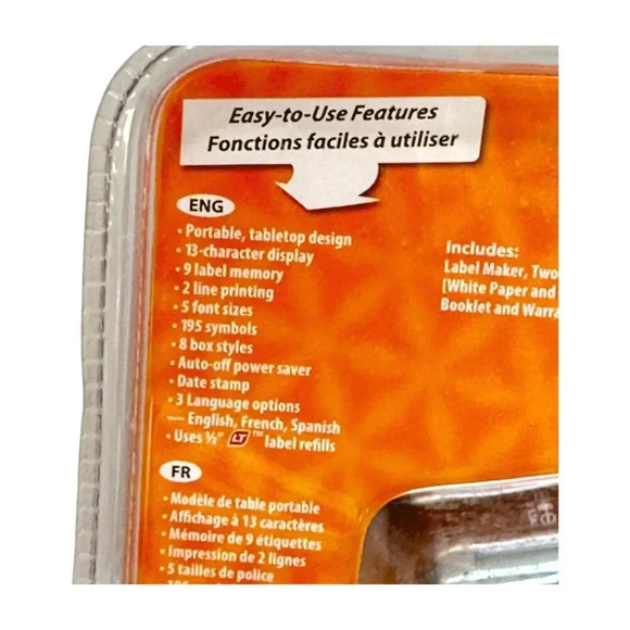 Dymo Personal Label Maker Letratag LT-100T includes label cassette New - Picture 4 of 8